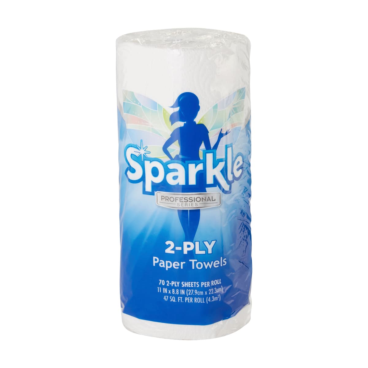 SPARKLE PROFESSIONAL SERIES® Household & Kitchen Roll Paper Towel 2PLY White Perforated 30 Rolls/Case