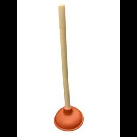 Plunger 6 IN Rubber Cup Style 12 Count/Box