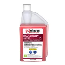 SC Johnson Professional® Fresh Scent Floor Cleaner 32 FLOZ Heavy Duty Daily Neutral Concentrate 6/Case