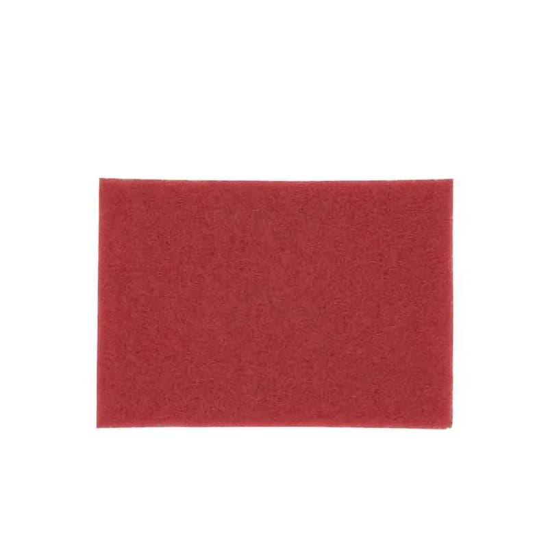 3M™ Scotch-Brite™ 5100-20 Cleaning Pad 20X1 IN Red Non-Woven Polyester Fiber 175-600 RPM Center Hole 1/Each