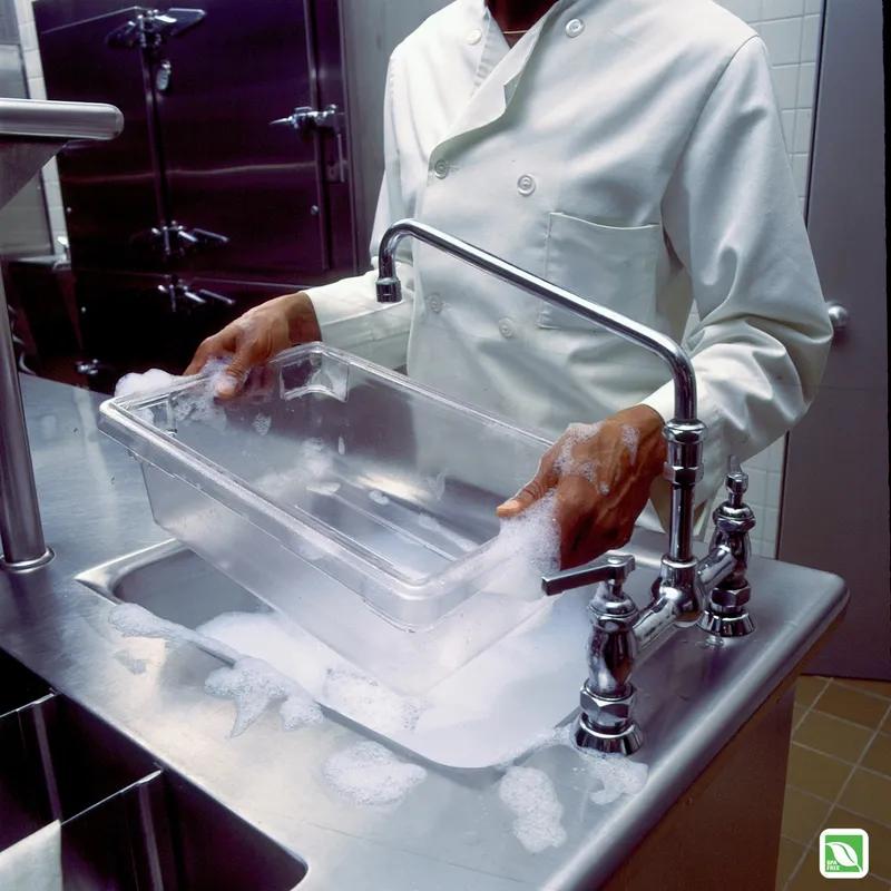 Food Storage Box 18X12X6 IN 2 GAL Clear PC 6/Each