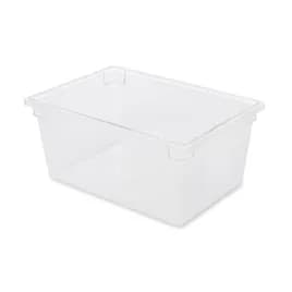 Food Tote Box 26X18X12 IN 16.6 GAL Clear PC 6/Each