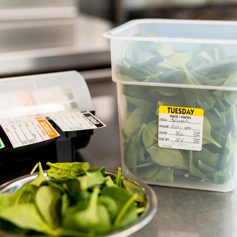 Tuesday Label 2X2 IN Trilingual 500 Count/Roll 12 Rolls/Case 1 Count/Case