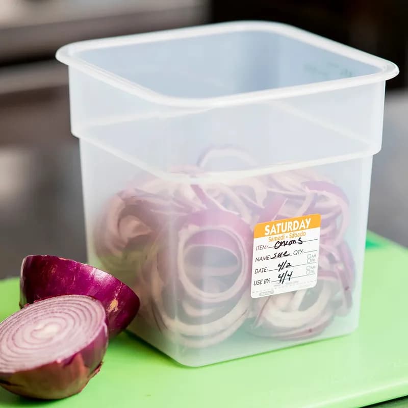 Saturday Label 2X2 IN Trilingual 500 Count/Roll 1 Rolls/Case