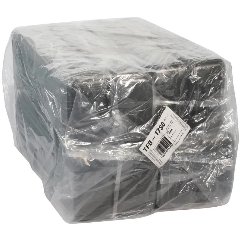 17S Meat Tray 8.3X4.8X0.65 IN Polystyrene Foam Black Rectangle 1000/Case