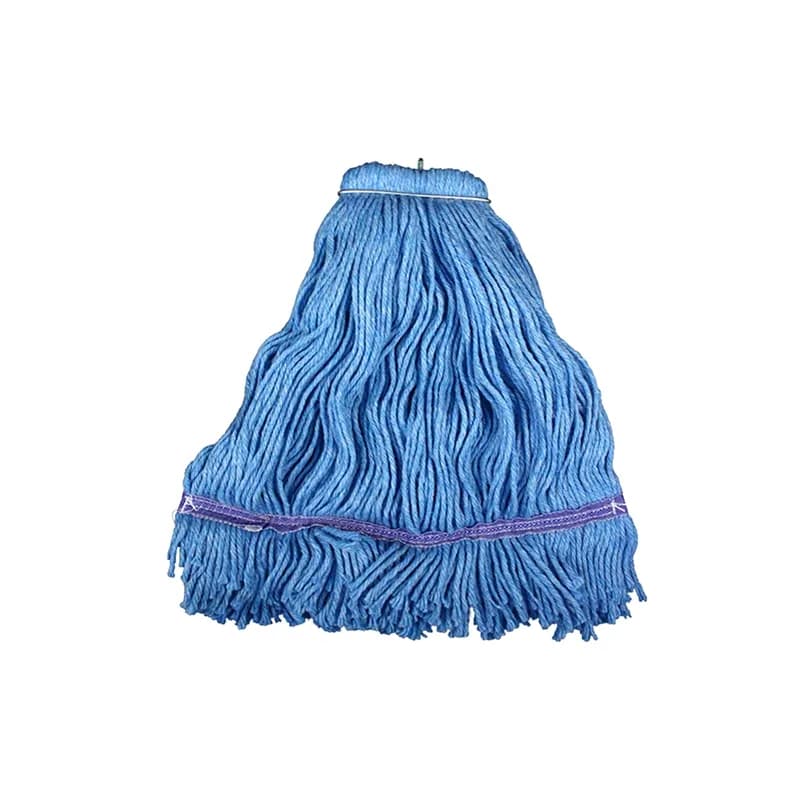 Layflat® Mop Head 24 OZ Blue Cotton Synthetic No Tangle Screw Type 1/Each