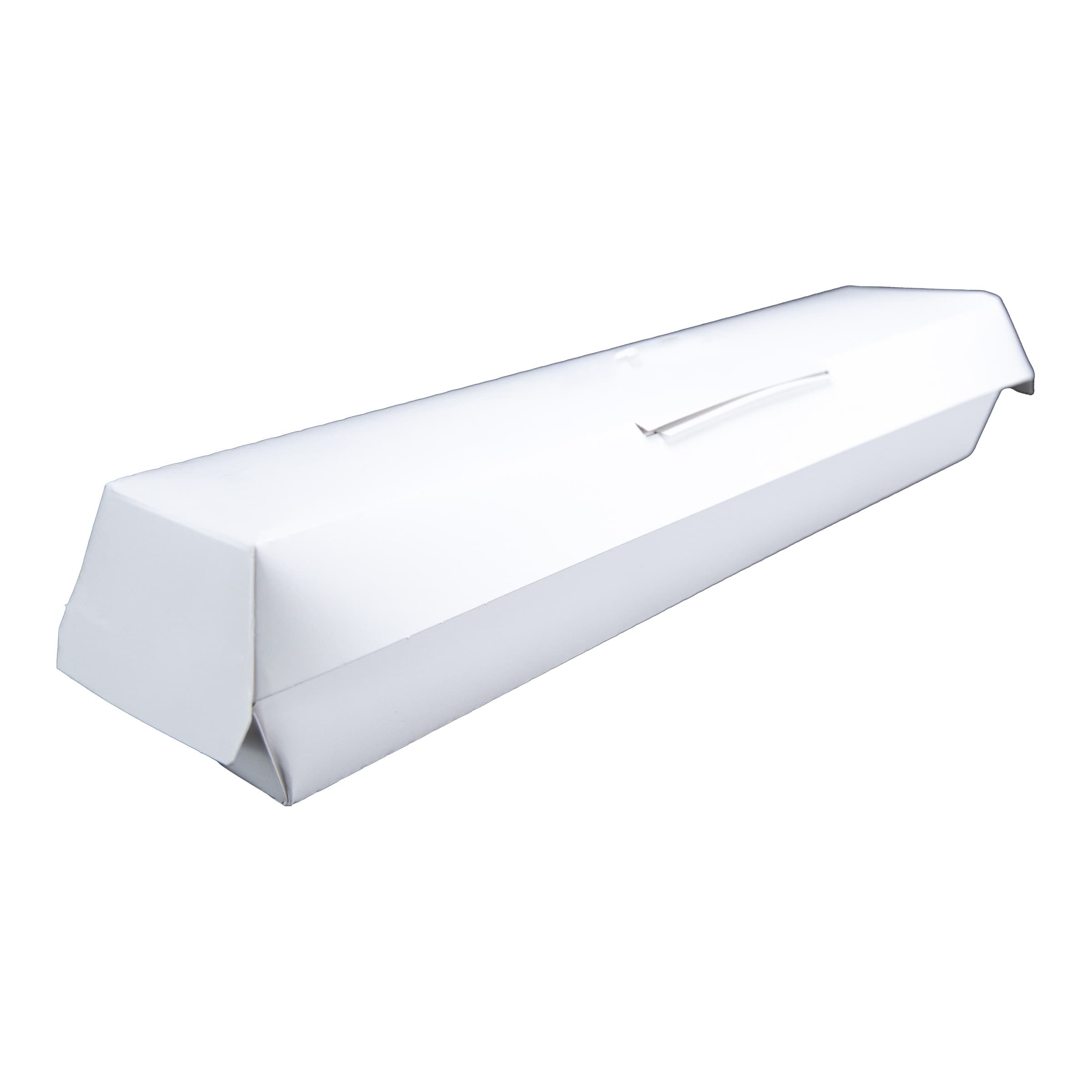 Hot Dog Take-Out Container Hinged 12 IN Plain 400/Pack