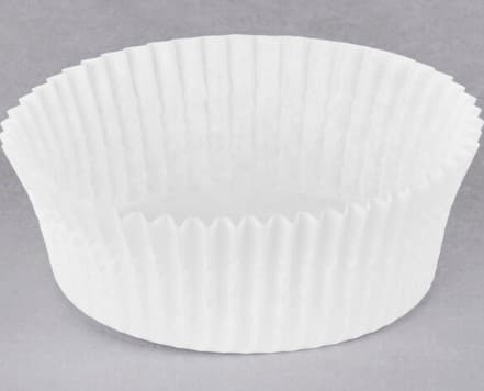 Baking Cup 3.5X6 IN White Greaseproof 600 Count/Pack 10 Packs/Case 6000 Count/Case
