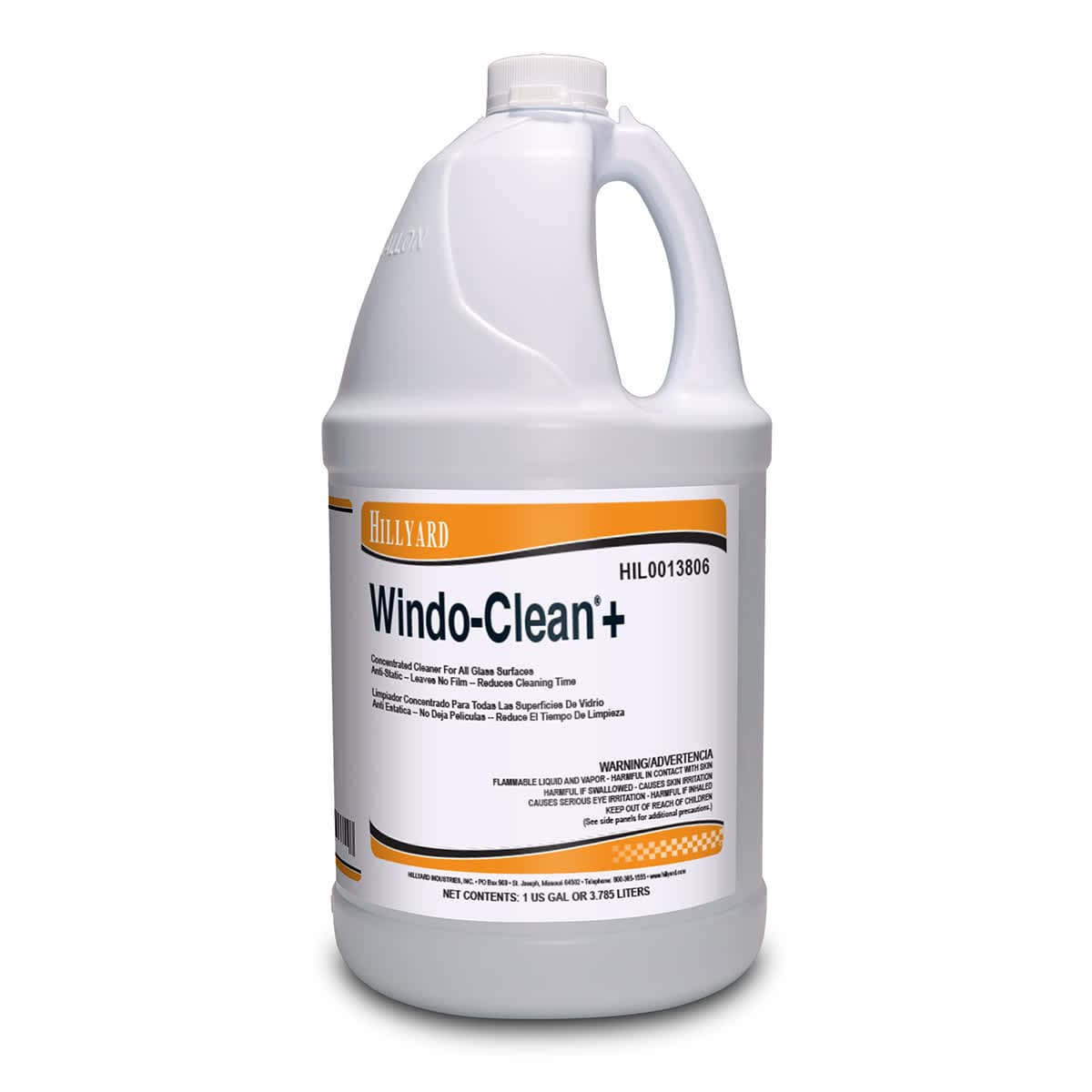 Windo Clean+® Glass Cleaner 1 GAL Liquid 4/Case