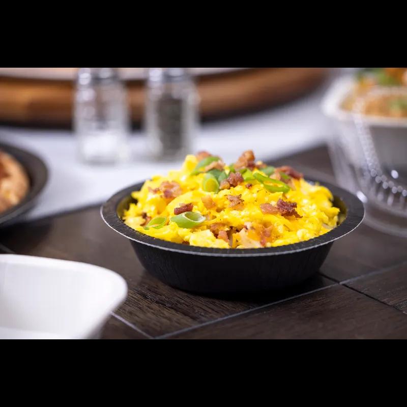 Pressware® Ebony Premier Bowl 16.5 OZ Paperboard Black Dual Ovenable 500/Case