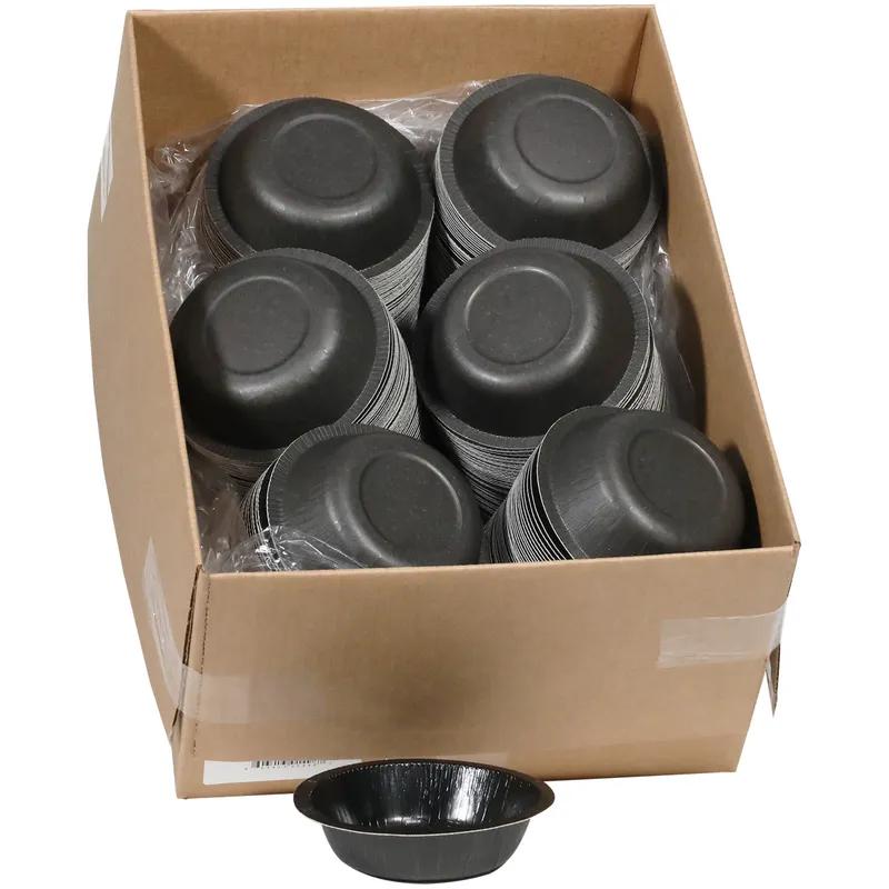 Pressware® Ebony Premier Bowl 16.5 OZ Paperboard Black Dual Ovenable 500/Case