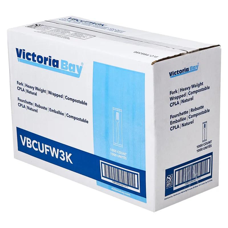 Victoria Bay Fork CPLA Natural Heavyweight Wrapped 1000/Case