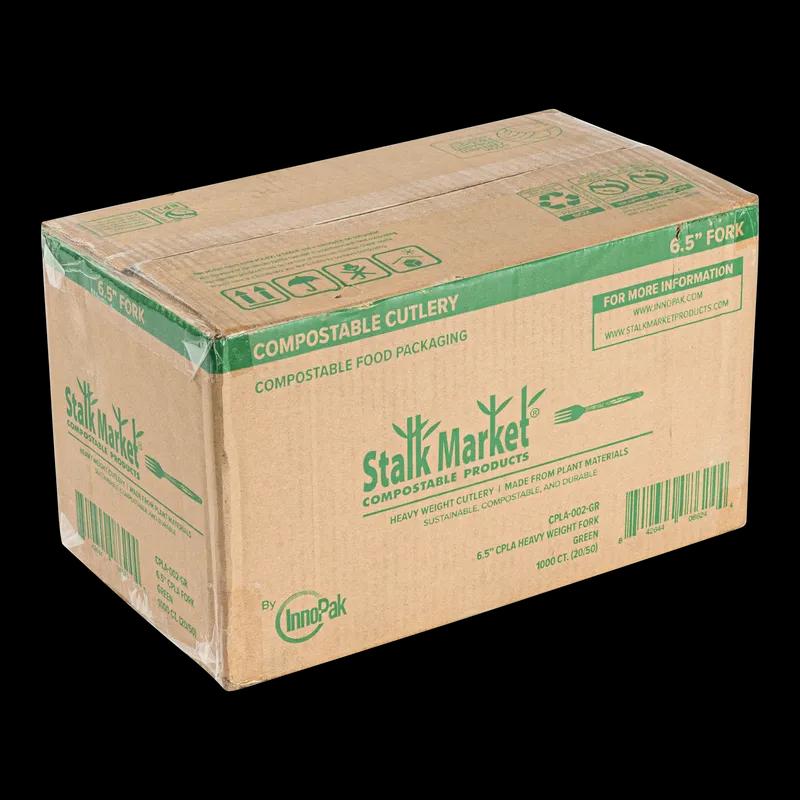 Stalk Market Fork 6.5 IN CPLA Green Heavyweight 1000/Case