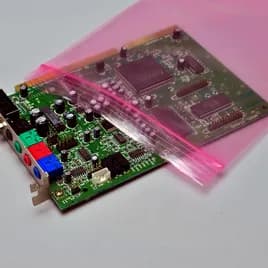 Poly Bag 4X6 IN Pink LDPE 4MIL With Seal Top Closure Anti-Static 1000/Case