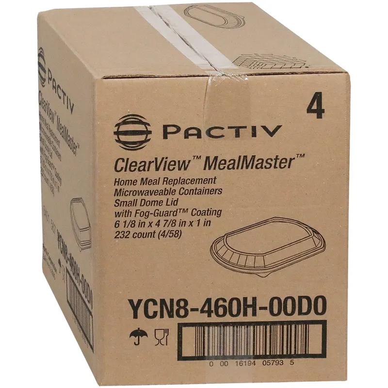 Lid Dome 6.125X4.875X1 IN OPS Clear Oval For Container 232/Case