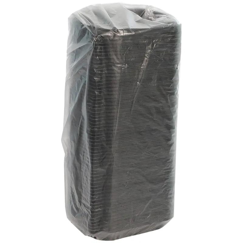 Take-Out Container Base 6.125X4.875X1.125 IN MFPP Black Rectangle 250/Case