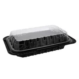 Chicken Barn & Lunch Box 8 OZ 13.3X8.4X4 IN MFPP OPS Black Clear Vented 105/Case