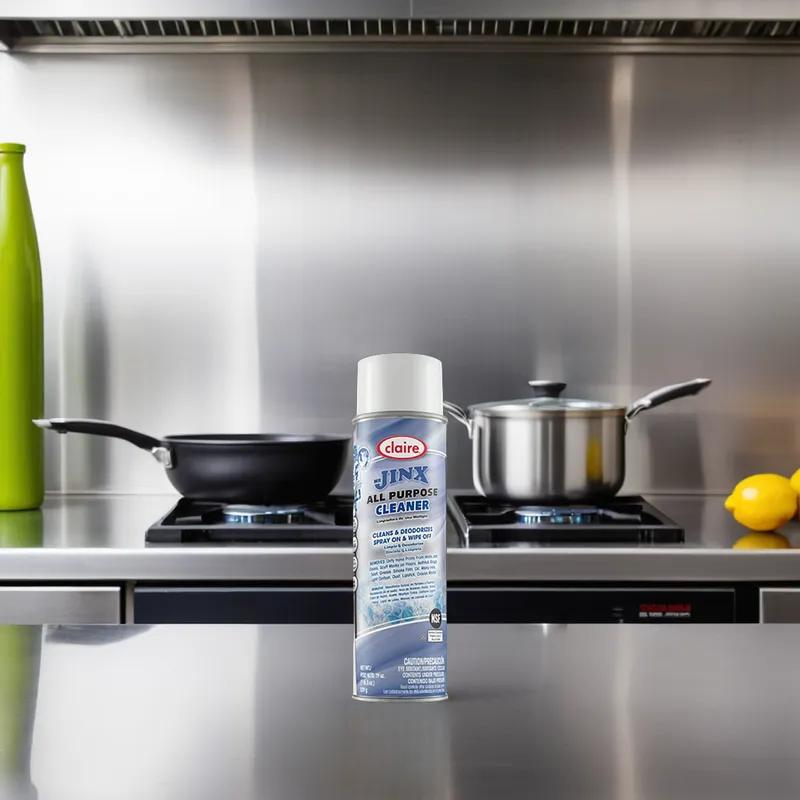 Claire Mr. Jinx All Purpose Cleaner 19 FLOZ Multi Surface Heavy Duty Aerosol Non-Abrasive 12/Case