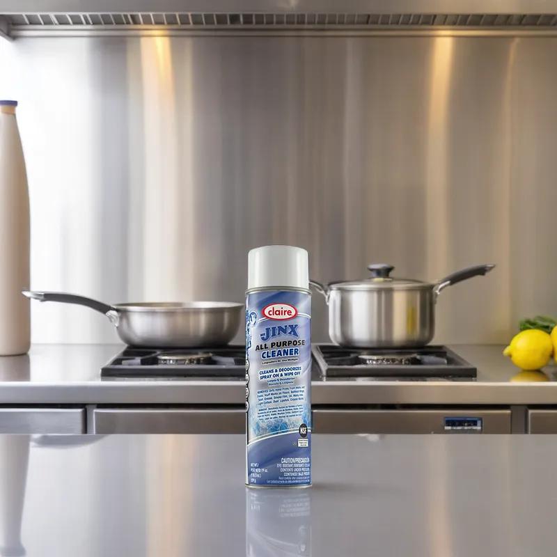 Claire Mr. Jinx All Purpose Cleaner 19 FLOZ Multi Surface Heavy Duty Aerosol Non-Abrasive 12/Case