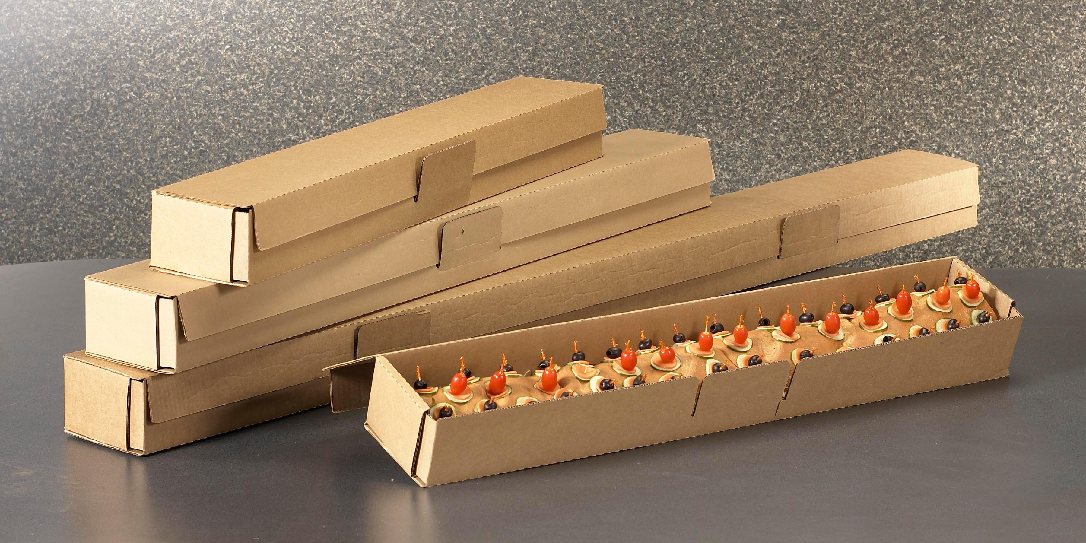 Take-Out Box 36 IN Paper Kraft Rectangle 25/Bundle