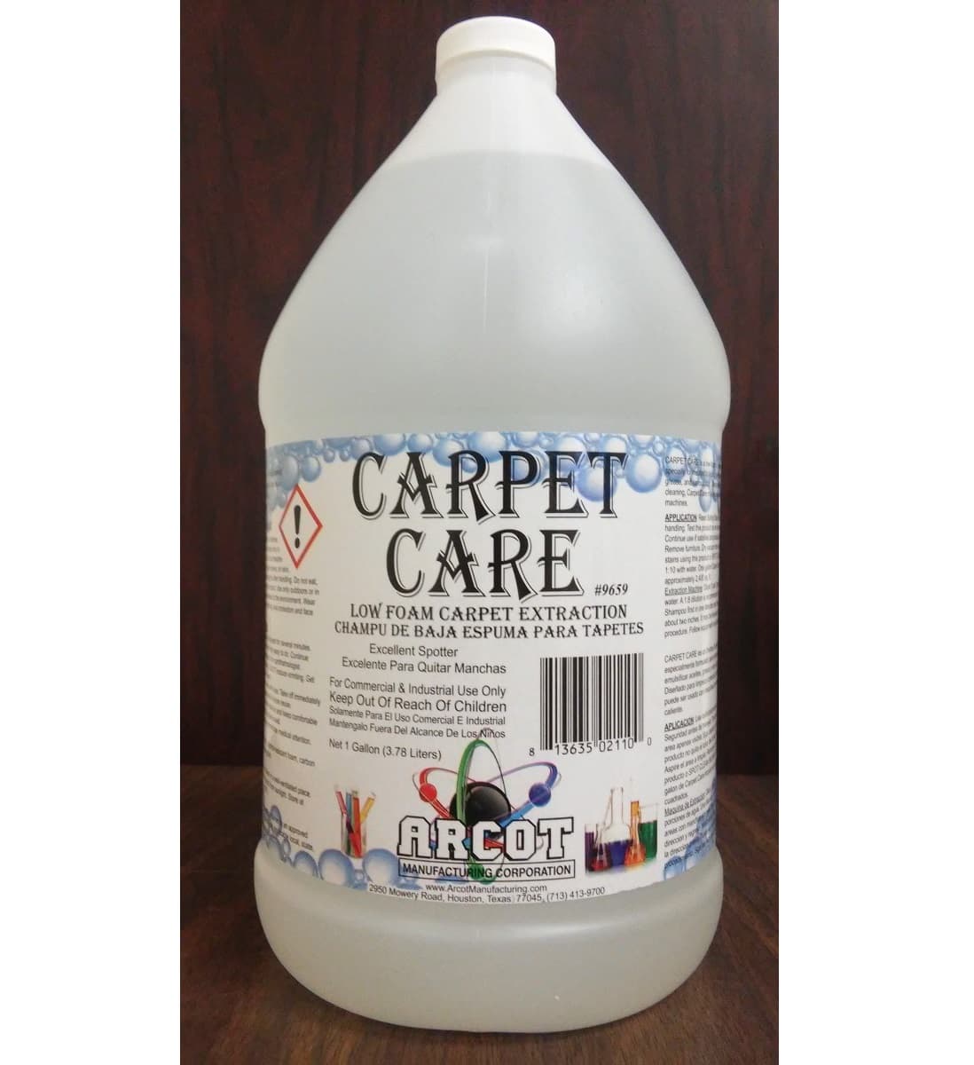 Carpet Extraction Cleaner 1 GAL Low Foam Concentrate 4/Case
