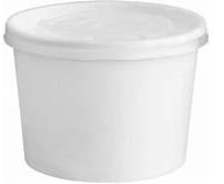 Victoria Bay Soup Food Container Base & Lid Combo With Polyethylene (PE) Lid 12 OZ PP 240/Case