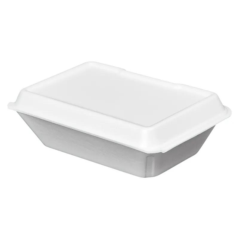 Victoria Bay Take-Out Container Hinged 9.19X6.5X2.75 IN Foam White Tab-Lock 150/Case