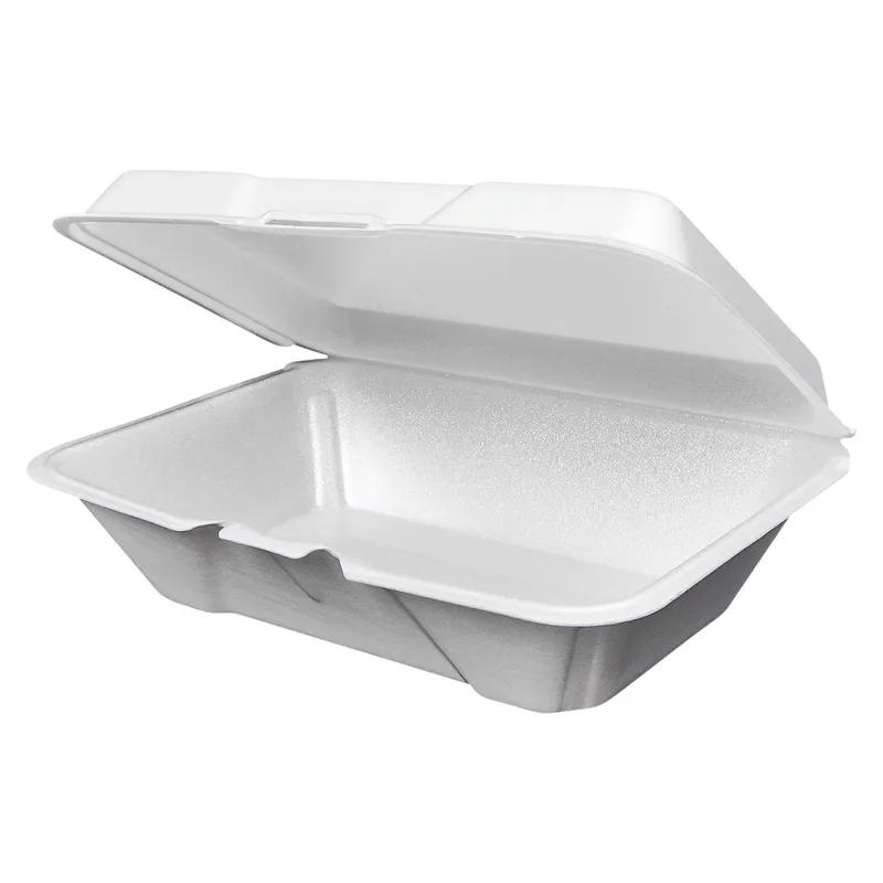 Victoria Bay Take-Out Container Hinged 9.19X6.5X2.75 IN Foam White Tab-Lock 150/Case