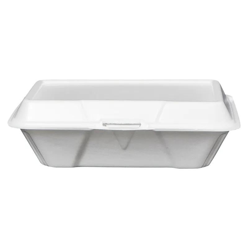 Victoria Bay Take-Out Container Hinged 9.19X6.5X2.75 IN Foam White Tab-Lock 150/Case