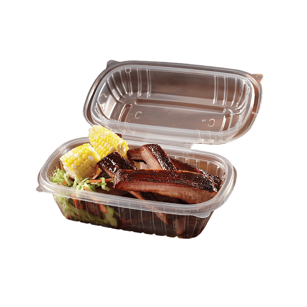 Victoria Bay Take-Out Container Hinged 6X9X3.5 IN PP Clear Rectangle 264/Case