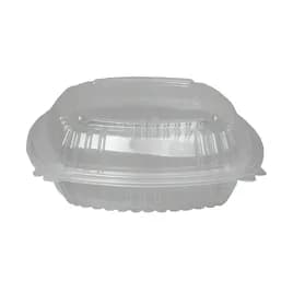 Victoria Bay Take-Out Container Hinged 9X9X2.5 IN PP Clear Square 180/Case