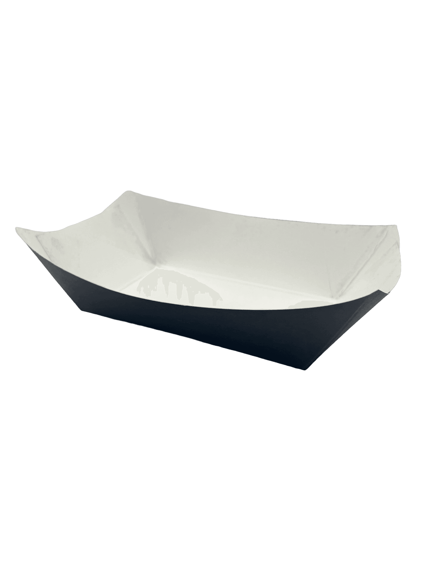 Food Tray 3 LB Paper Black Rectangle 500/Case