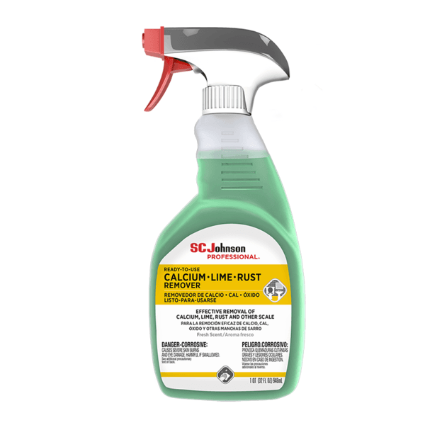 SC Johnson Professional® Calcium, Lime & Rust Remover 32 FLOZ Spray Ready to Use 12/Case