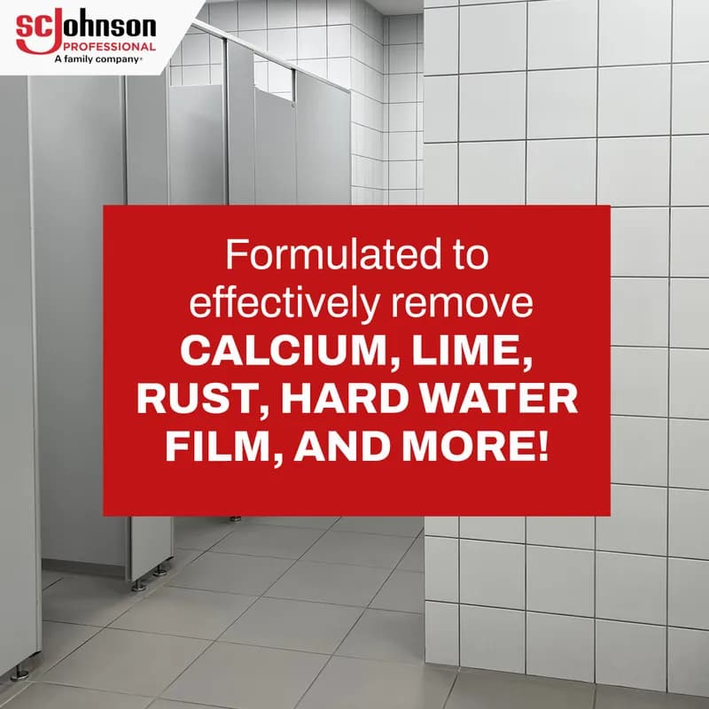 SC Johnson Professional® Calcium, Lime & Rust Remover 32 FLOZ Spray Ready to Use 12/Case