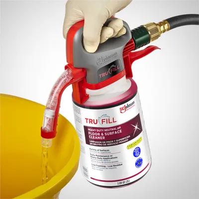 TruFill Fresh Scent Floor Cleaner 2 L Heavy Duty Daily Neutral Concentrate With Bottle & Trigger Refill 2/Case