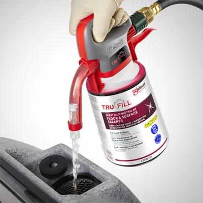 TruFill Fresh Scent Floor Cleaner 2 L Heavy Duty Daily Neutral Concentrate With Bottle & Trigger Refill 2/Case