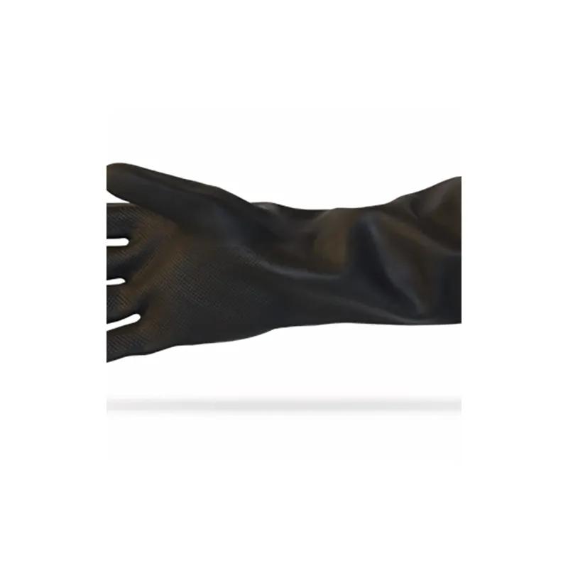 ProWorks® Gloves Large (LG) 16 IN Black Heavy Duty Latex Disposable Unlined Elbow-Length 1/Pair