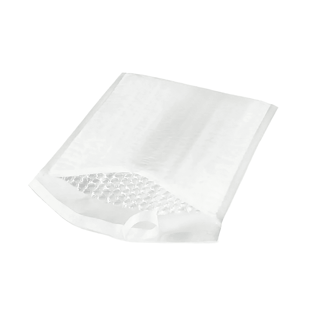 Bubble Bag 8X11.5 IN Clear Plastic Lip & Tape 350/Case