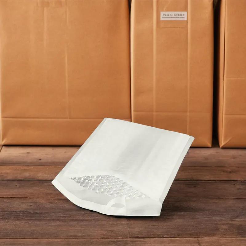 Bubble Bag 8X11.5 IN Clear Plastic Lip & Tape 350/Case