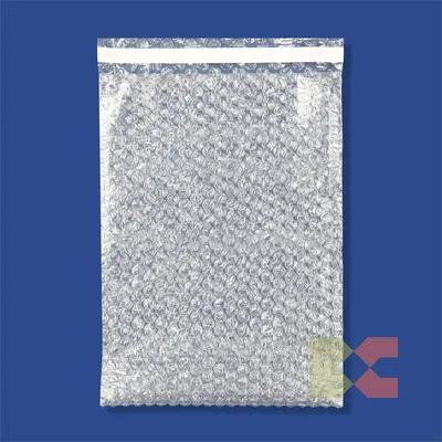 Bubble Bag 8X11.5 IN Clear Plastic Lip & Tape 350/Case