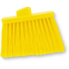 OmniFit™ Broom Head 8X12X2 IN Yellow Flagged Angled Threaded Color Coded 1/Each