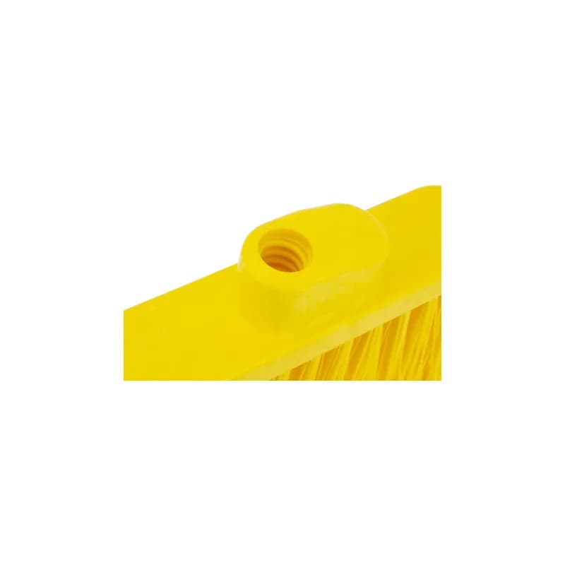 OmniFit™ Broom Head 8X12X2 IN Yellow Flagged Angled Threaded Color Coded 1/Each