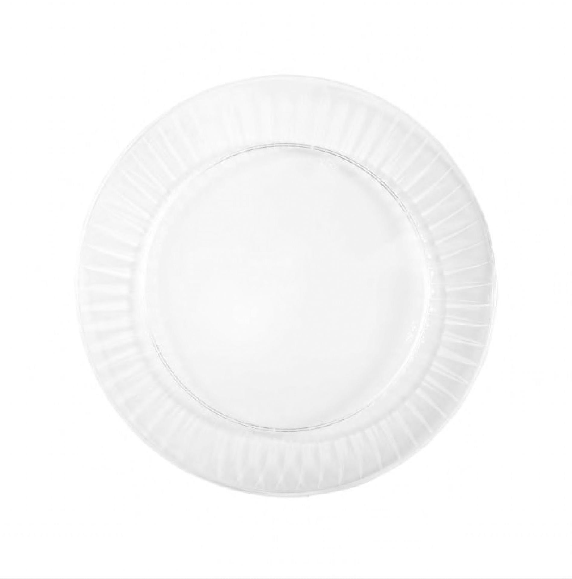 Divine Plate 7.5 IN Clear Fluted 240/Case