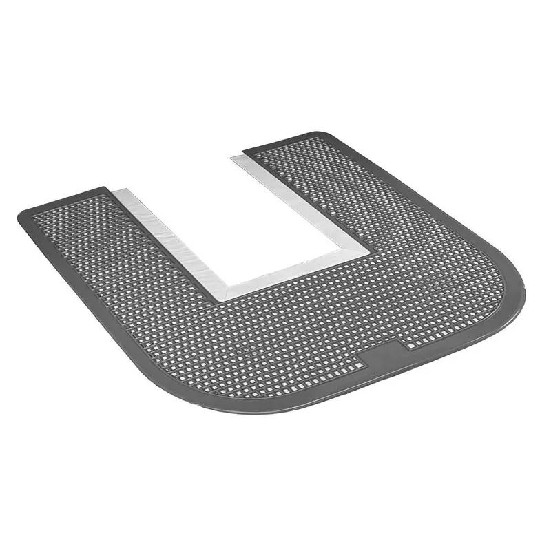 Impact® Commode Mat 23X21.6X0.45 IN Gray Anti-Slip 1/Each