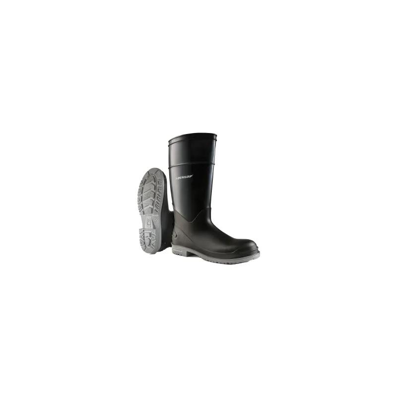 Boot 5 16 IN Black Gray Poly Blend Steel Toe 1/Pair