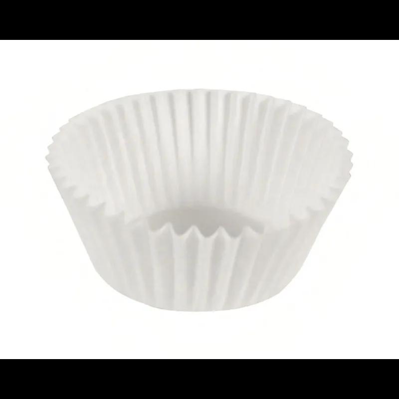 Baking Cup 3.25X0.94X1.38 IN Dry Wax Paper White 10000/Case
