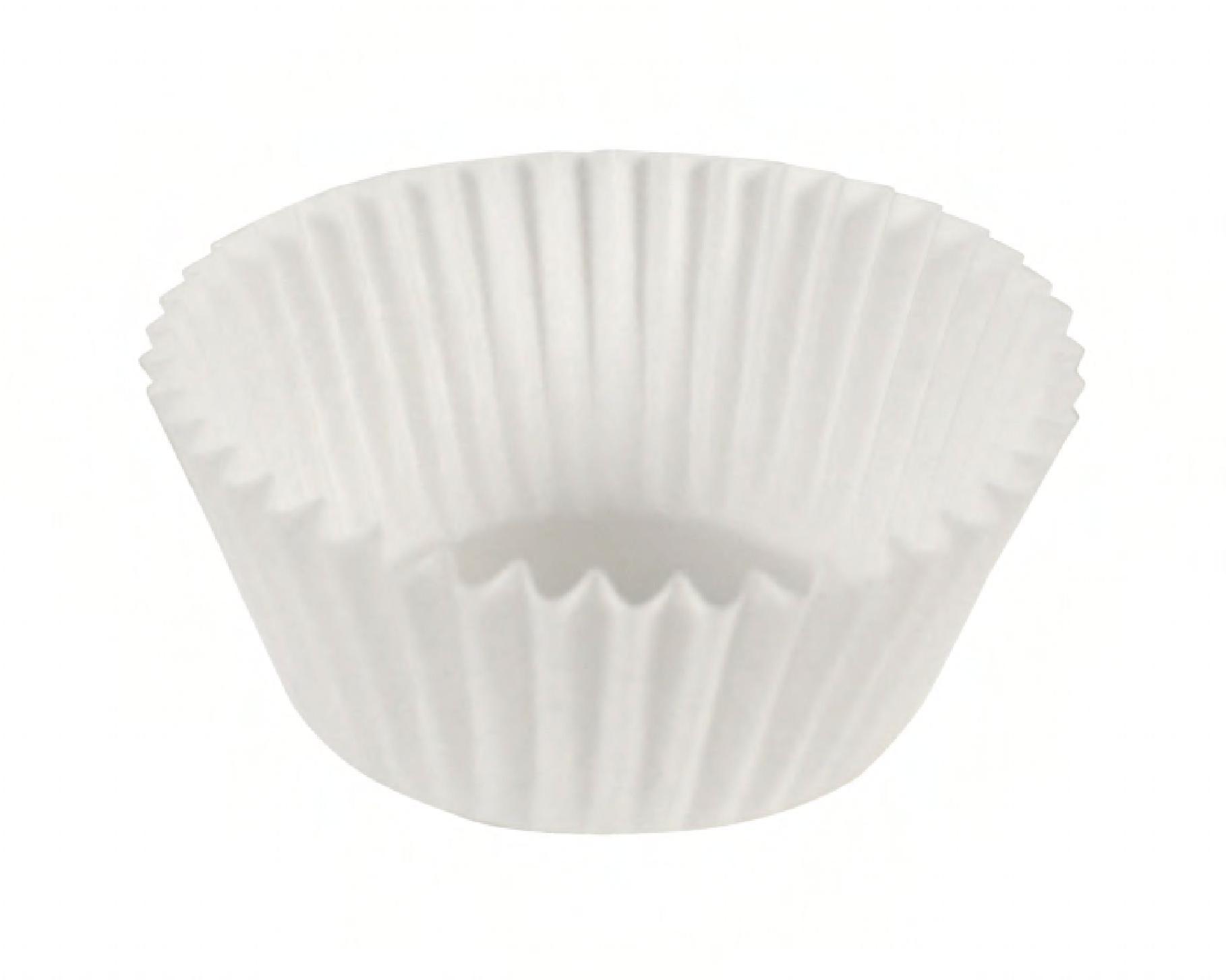 Baking Cup 3.25X0.94X1.38 IN Dry Wax Paper White 10000/Case