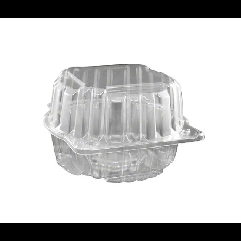 Lettuce Produce Tray Hinged OPS Clear 750/Case