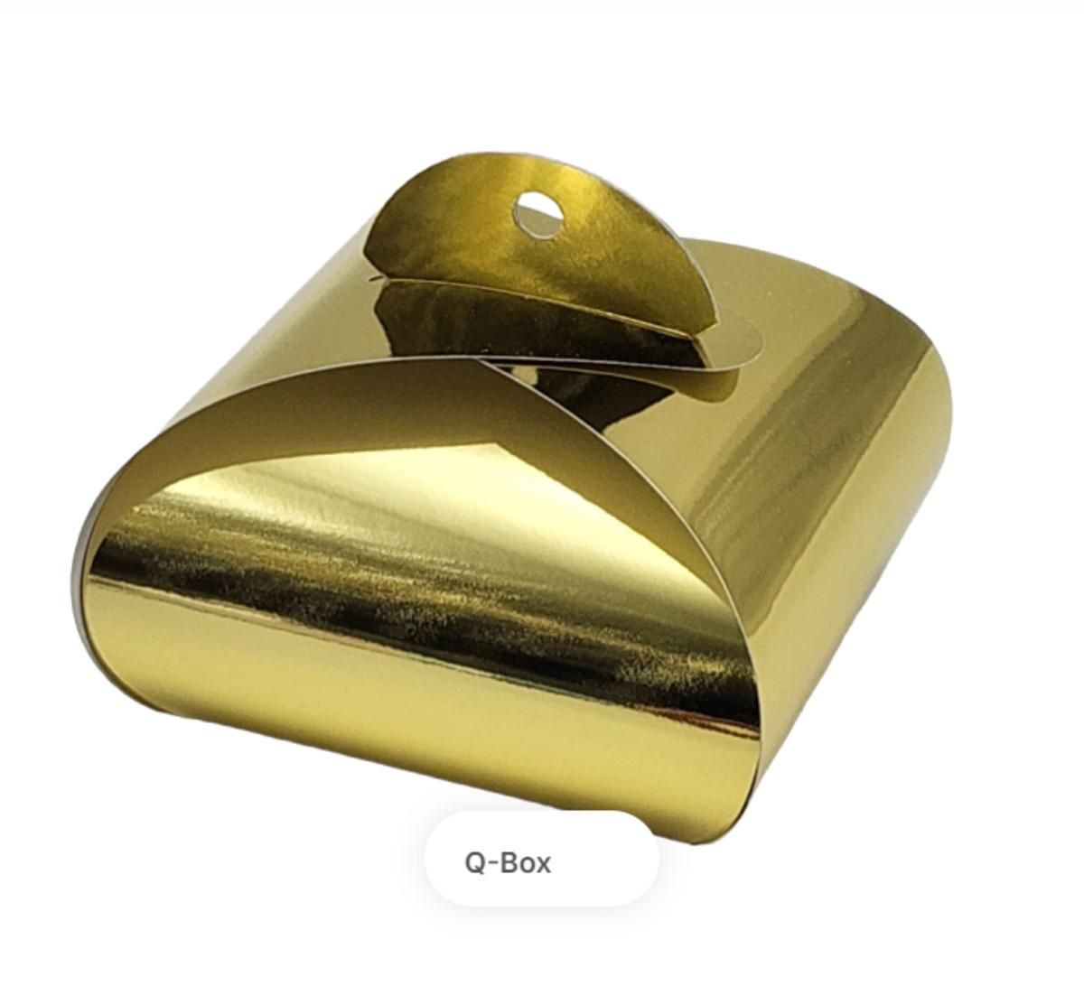 Cake Box 12X12X3.875 IN Cream Gold Petal & Tulip 100/Case