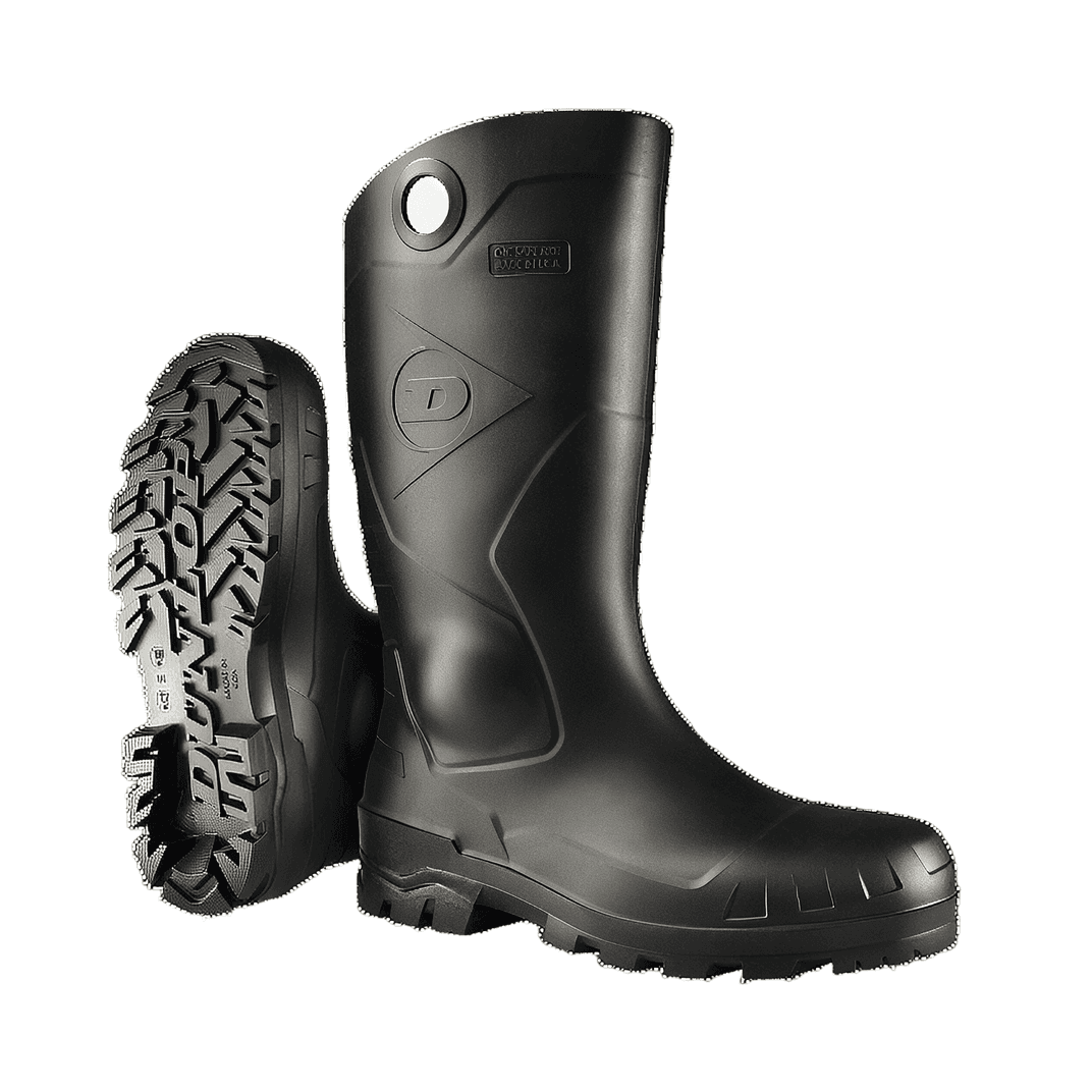 Boot Size 10 14 IN Black PVC Steel Toe 1/Each